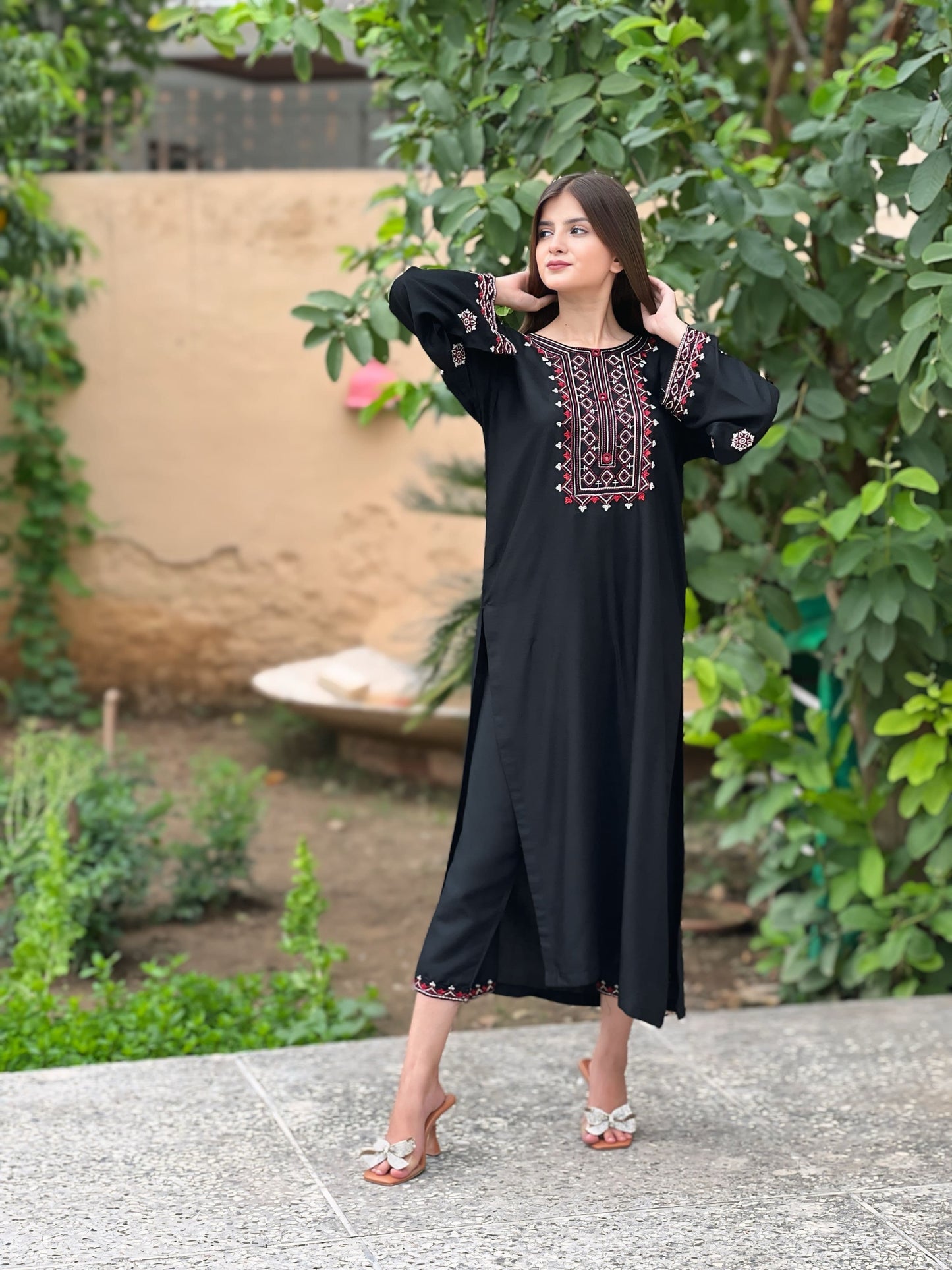 SINDHI EMB LONG LENGHT READY TO WEAR