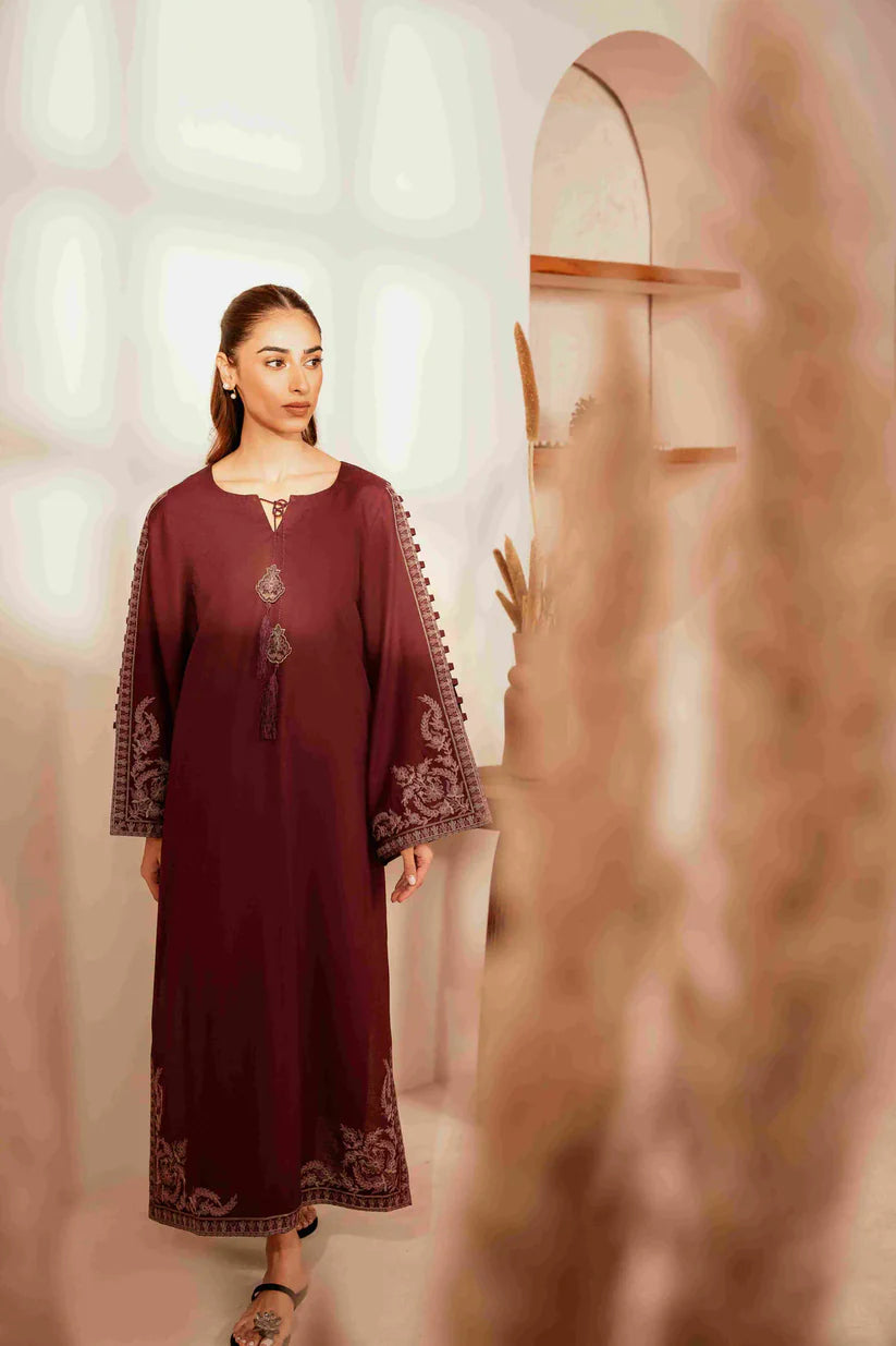 Urge - Unstitched Luxury Dhanak Heavy Embroidered 2PC Suit (SYT-113)