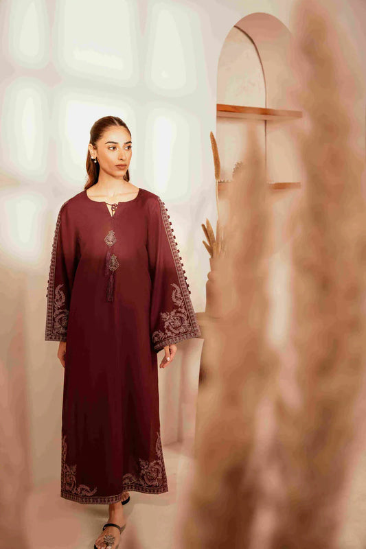 Urge - Unstitched Luxury Dhanak Heavy Embroidered 2PC Suit (SYT-113)