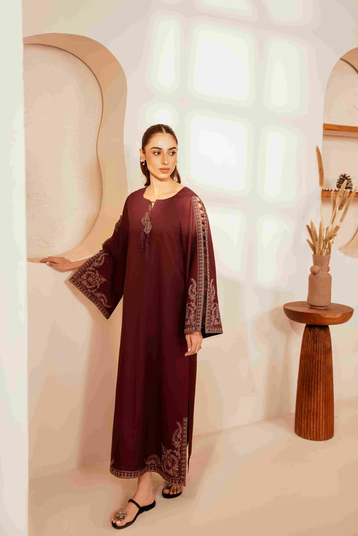 Urge - Unstitched Luxury Dhanak Heavy Embroidered 2PC Suit (SYT-113)