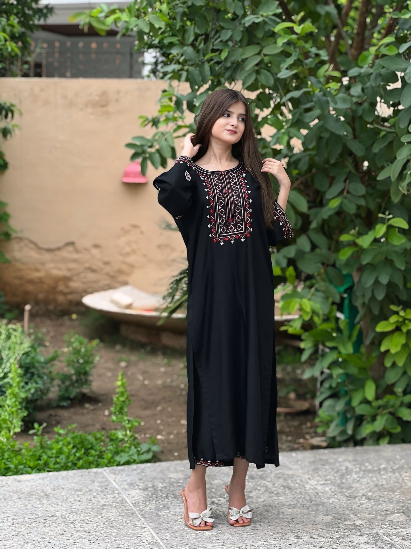 SINDHI EMB LONG LENGHT READY TO WEAR