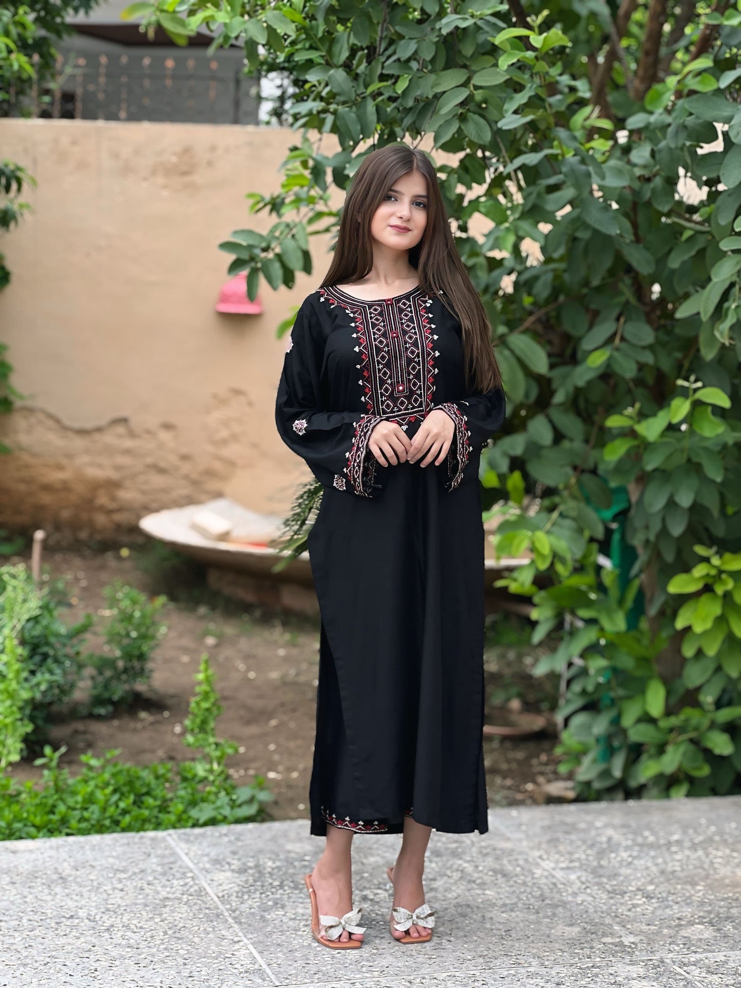 SINDHI EMB LONG LENGHT READY TO WEAR