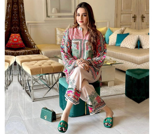 ANAR KALI VELVET 2PC READY TO WEAR