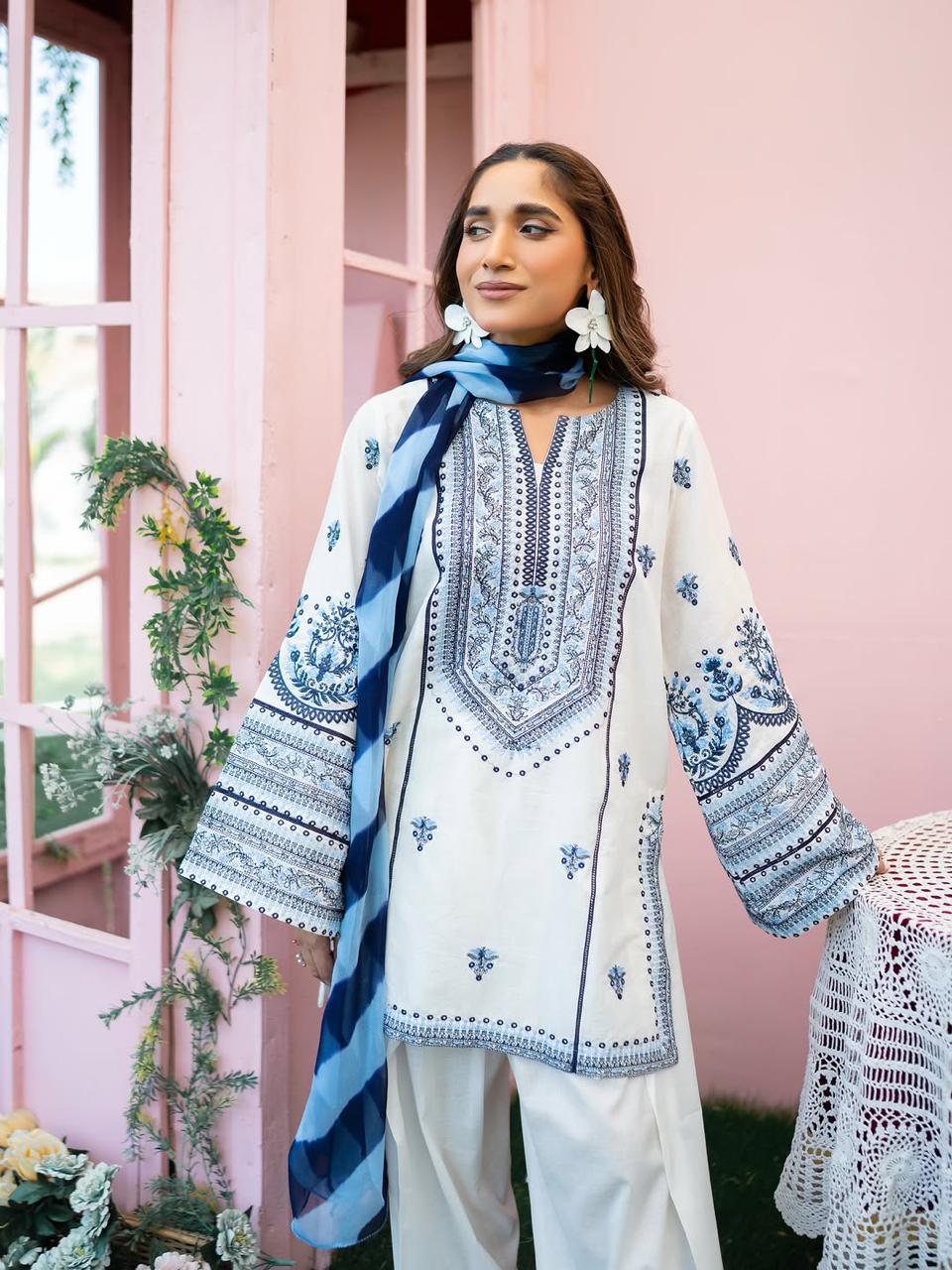 LUXURY PREMIUM BRAND NAZAR 3PC READY TO WEAR