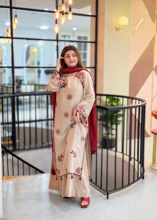 LUXURY PREMIUM NEELAM 3PC READY TO WEAR