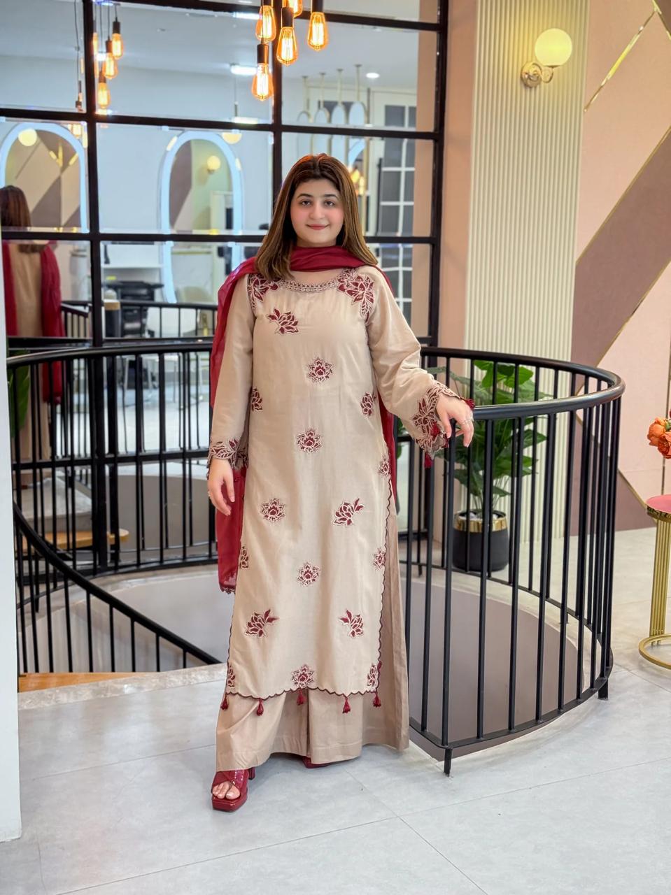 LUXURY PREMIUM NEELAM 3PC READY TO WEAR