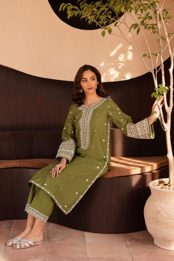 MOON EMBROIDERY 2PC READY TO WEAR