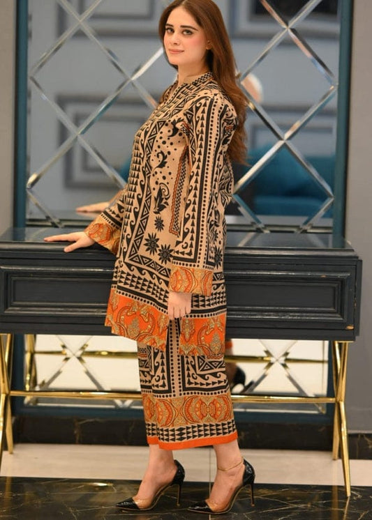 MIRAAL DIGITAL CO-ORD 2PC READY TO WEAR